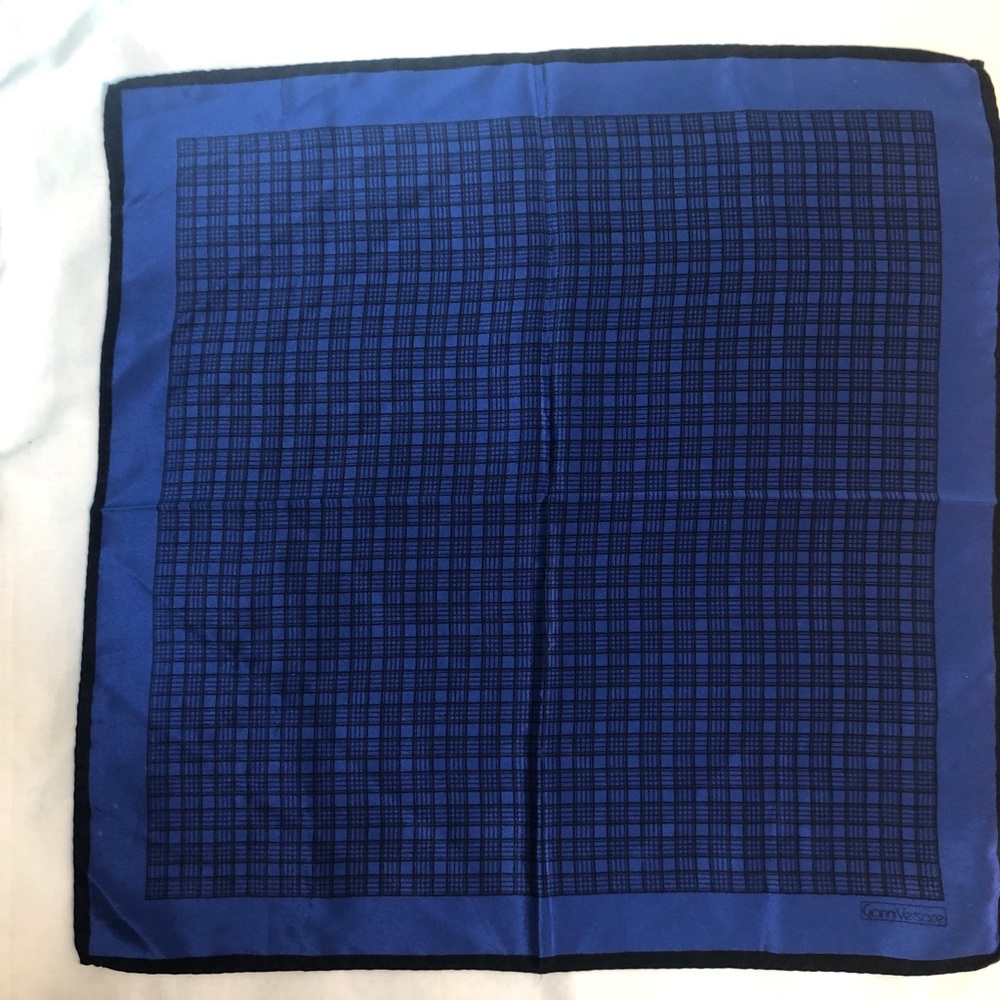 Gianni Versace silk pocket square